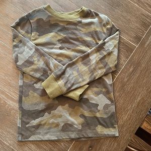 Boys Camo Long Sleeve Shirt